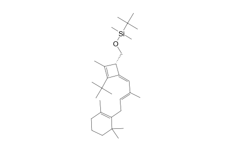 #Z-30A;(3Z)-2-TERT.-BUTYL-4-[[(TERT.-BUTYLDIMETHYLSILYL)-OXY]-METHYL]-1-METHYL-3-[(2E)-2-METHYL-4-(2,6,6-TRIMETHYLCYCLOHEX-1-EN-1-YL)-BUT-2-ENYLIDENE]-CYCLOBUT