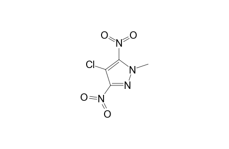 1-METHYL-3,5-DINITRO-4-CHLORO-PYRAZOLE