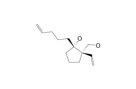 RAC-(1S,2R)-2-(HYDROXYMETHYL)-1-(PENT-4-EN-1-YL)-2-VINYLCYCLOPENTANOL