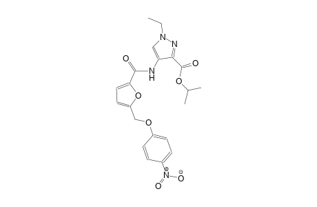 isopropyl 1-ethyl-4-({5-[(4-nitrophenoxy)methyl]-2-furoyl}amino)-1H-pyrazole-3-carboxylate