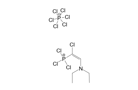 (E)-2-CHLORO-VINYL-DIETHYLAMINE-TRICHLOROPHOSPHONIUM-HEXACHLOROPHOSPHORATE