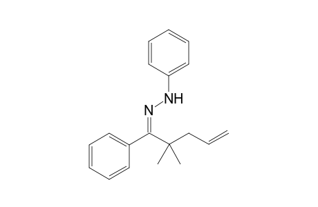 1-(2,2-Dimethyl-1-phenylpent-4-en-1-ylidene)-2- phenylhydrazine