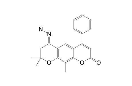 8,8,10-TRIMETHYL-4-PHENYL-7,8-DIHYDROPYRANO-[3,2-G]-CHROMENE-2,6-DIONE-6-HYDRAZONE