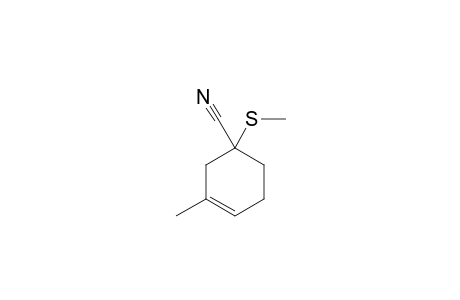 1-Cyano-3-methyl-1-thiomethyl-3-cyclohexene