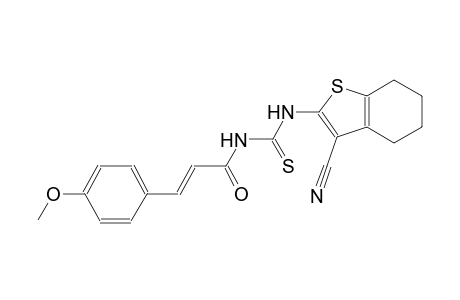 thiourea, N-(3-cyano-4,5,6,7-tetrahydrobenzo[b]thien-2-yl)-N'-[(2E)-3-(4-methoxyphenyl)-1-oxo-2-propenyl]-