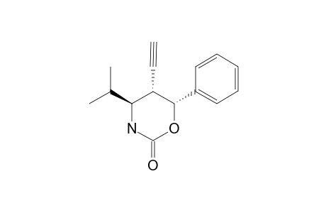 (4S,5S,6R)-5-ETHYNYL-4-ISOPROPYL-6-PHENYL-TETRAHYDRO-1,3-OXAZIN-2-ONE