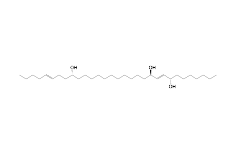 n-Hexetriacont-9,26-dien-8-.alpha.,11-.beta.,23-.alpha.-triol