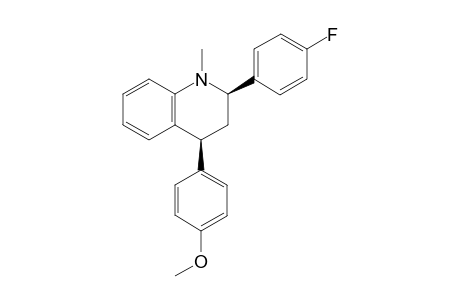 (2R,4S)-2-(4-fluorophenyl)-4-(4-methoxyphenyl)-1-methyl-1,2,3,4-tetrahydroquinoline