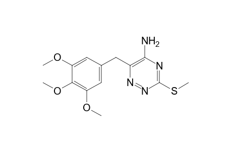 5-amino-3-(methylthio)-6-(3,4,5-trimethoxybenzyl)-as-triazine