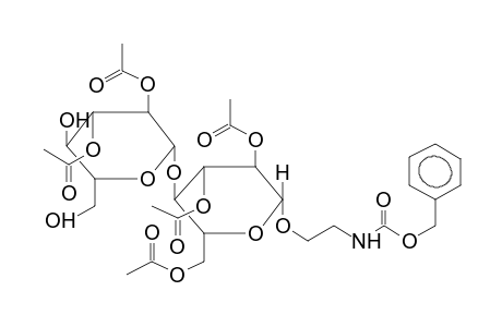 [2-(BENZYLOXYCARBONYLAMINO)ETHYL]-2,3,6,2',3'-PENTA-O-ACETYL-BETA-CELLOBIOSIDE