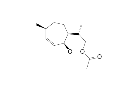 (+/-)-7-BETA-(2-ACETOXY-1-ALPHA-METHYLETHYL)-4-BETA-METHYL-2-CYCLOHEPTEN-1-BETA-OL