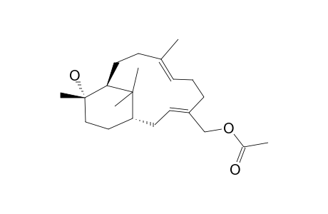 (1-S,3-Z,7-E,11-S,12-S)-(+)-VERTICILLA-3,7-DIEN-12,20-DIOL-ACETATE