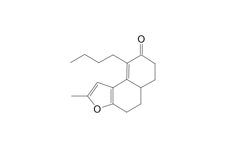 4-Butyl-2-methyl-7,7a,8,9-tetrahydrofuro[2,3-a]naphthalene-5(6H)-one