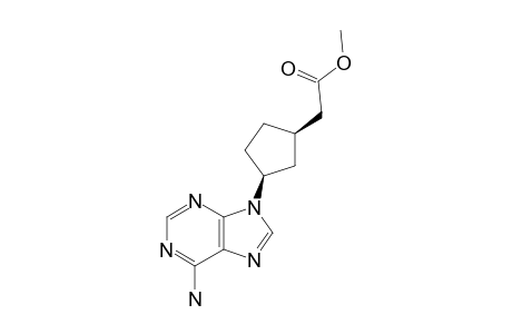 2',3',5'-TRIDEOXY-5'-(METHOXYCARBONYL)-1'-A-CARBAADENOSINE;METHYL-CIS-3-(6-AMINO-9H-PURINE-9-YL)-CYCLOPENTANEACETATE