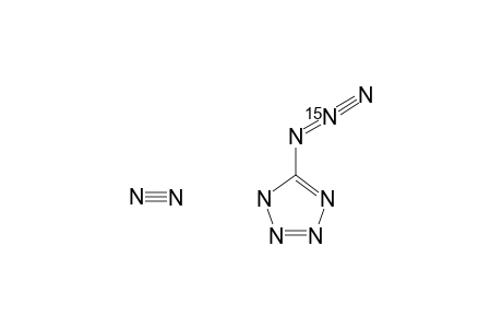 (15)N(BETA)-AZIDOTETAZOLE-DINITROGEN