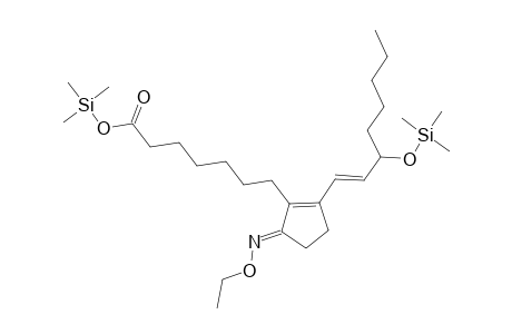 Prosta-8(12),13-dien-1-oic acid, 9-(ethoxyimino)-15-[(trimethylsilyl)oxy]-, trimethylsilyl ester, (13E,15S)-