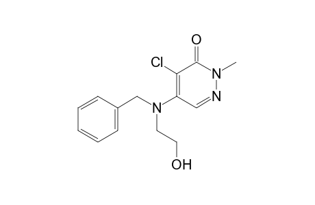 5-[benzyl(2-hydroxyethyl)amino]-4-chloro-2-methyl-3(2H)-pyridazinone