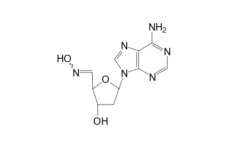 (E/Z)-9-(2-Deoxy-.beta.,D-erythro-Pentodialdo-1,4-furanosyl)adenine oxime