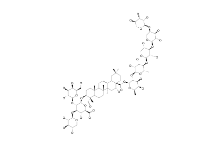 G2;3-O-BETA-[GALACTOPYRANOSYL-(1->2)-[XYLOPYRANOSYL-(1->3)]-GLUCURONOPYRANOSYL]-QUILLAIC-ACID-28-O-[ARABINOPYRANOSYL-(1->4)-ARABINOPYRANOSYL-(1->3