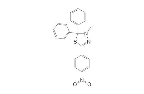 3-METHYL-5-PARA-NITROPHENYL-2,2-DIPHENYL-2,3-DIHYDRO-1,3,4-THIADIAZOLE