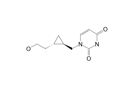 1-[[(1R,2S)-2-(2-hydroxyethyl)cyclopropyl]methyl]pyrimidine-2,4-quinone