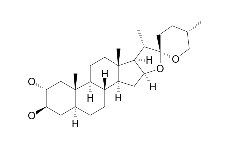 GITOGENIN=(25R)-5-ALPHA-SPIROSTAN-2-ALPHA,3-BETA-DIOL