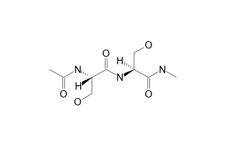 N-(ALPHA)-(ACETYL)-SERYLSERINE-N-METHYLAMIDE