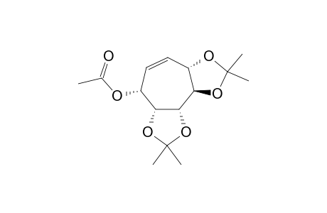 (1S,4S,5R,6R,7R)-1-O-ACETYL-4,5:6,7-BIS-(IOSPROPYLIDENEDIOXY)-2-CYCLOHEPTEN-1-OL