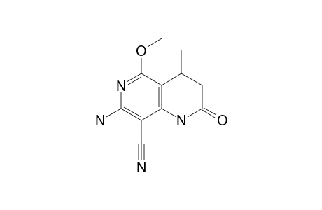 7-AMINO-8-CYANO-3,4-DIHYDRO-5-METHOXY-4-METHYL-1,6-NAPHTHYRIDIN-2(1H)-ONE