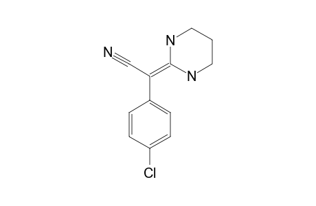 (2-HEXAHYDROPYRIMIDINYLIDENE)-(4-CHLOROPHENYL)-ACETONITRILE