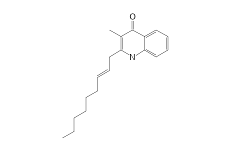 3-METHYL-2-(2-NONENYL)-4-QUINOLINONE