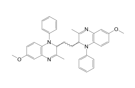 2,2'-ETHANEDIYLIDENEBIS[1,2-DIHYDRO-6-METHOXY-3-METHYL-1-PHENYLQUINOXALINE]