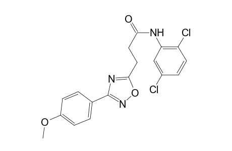 N-(2,5-dichlorophenyl)-3-[3-(4-methoxyphenyl)-1,2,4-oxadiazol-5-yl]propanamide