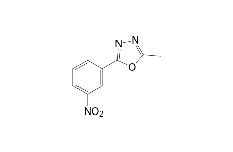 2-methyl-5-(m-nitrophenyl)-1,3,4-oxadiazole