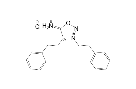 3,4-bis(2'-Phenylethyl)-5-sydnone-imine - hydrochloride