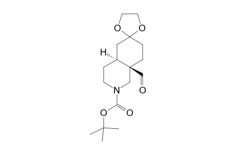 3-trert-Butyl (1R,6S)-1-Formylspiro[3-azabicyclo[4.4.0]decane-8,2'-[1,3]dioxolane]-3-carboxylate