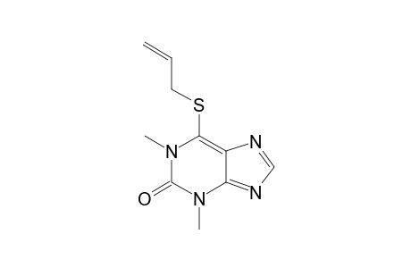 6-ALLYLTHIO-1,3-DIHYDRO-1,3-DIMETHYL-2H-PURIN-2-ONE