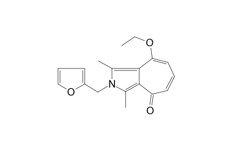 4-Ethoxy-2-(2-furanylmethyl)-1,3-dimethyl-8-cyclohepta[c]pyrrolone