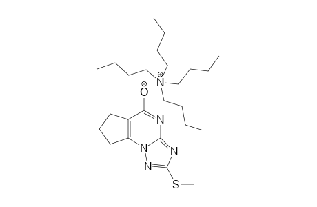 2-METHYLTHIO-6,7-DIHYDRO-5H-CYCLOPENTA-[E]-1,2,4-TRIAZOLO-[1,5-A]-PYRIMIDIN-8(9H)-ONE-TETRABUTYLAMMONIUM-SALT