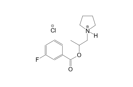 1-{2-[(3-fluorobenzoyl)oxy]propyl}pyrrolidinium chloride