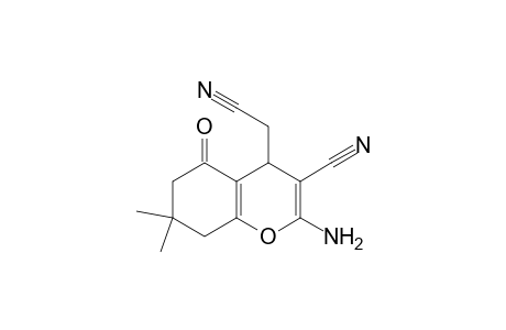 2-amino-4-(cyanomethyl)-7,7-dimethyl-5-oxo-5,6,7,8-tetrahydro-4H-chromene-3-carbonitrile