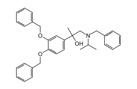 alpha-[(BENZYLISOPROPYLAMINO)METHYL]-3,4-BIS(BENZYLOXY)-alpha-METHYLBENZYL ALCOHOL