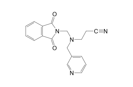 3-[(phthalimidomethyl)[(3-pyridyl)methyl]amino}propionitrile