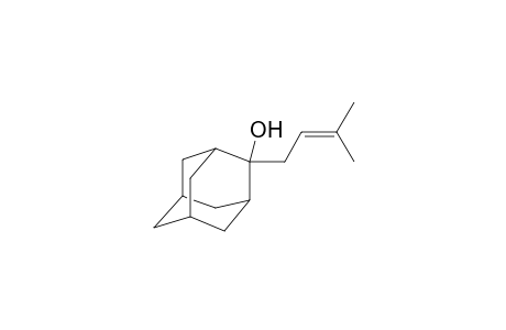 2-(3-Methylbut-2-en-1-yl)adamantane-2-ol