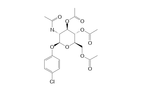 1-(PARA-CHLOROPHENYL)-2-N-ACETAMIDO-2-DEOXY-BETA-D-GLUCOPYRANOSIDE-PERACETYLATED