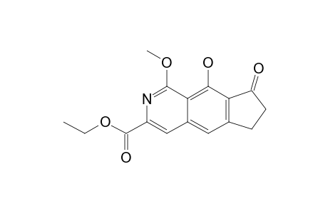 3-(ETHOXYCARBONYL)-9-HYDROXY-1-METHOXY-7,8-DIHYDRO-6H-CYCLOPENTA-[G]-ISOQUINOLIN-8-ONE