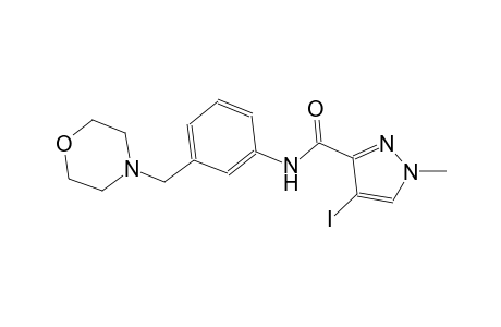 4-iodo-1-methyl-N-[3-(4-morpholinylmethyl)phenyl]-1H-pyrazole-3-carboxamide