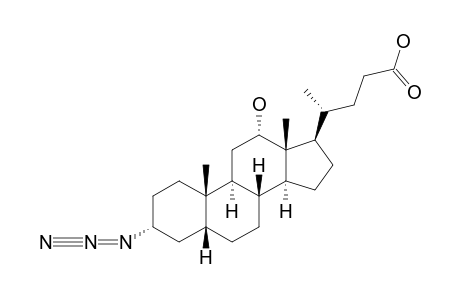 3-ALPHA-AZIDO,12-ALPHA-HYDROXY-5-BETA-CHOLAN-24-OIC-ACID