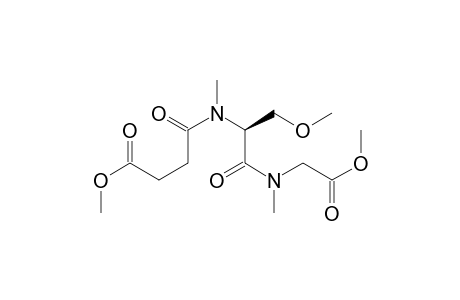 Glycine, N-[N-(4-methoxy-1,4-dioxobutyl)-N,O-dimethyl-L-seryl]-N-methyl-, methyl ester