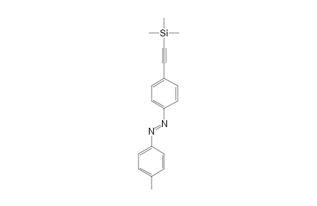 (E)-1-(4-Methylphenyl)-2-{4-[(trimethylsilyl)ethynyl]phenyl}diazene